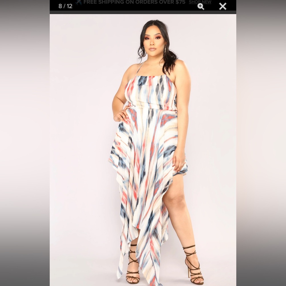 NWT: Flowy High Low Maxi Dress- XL